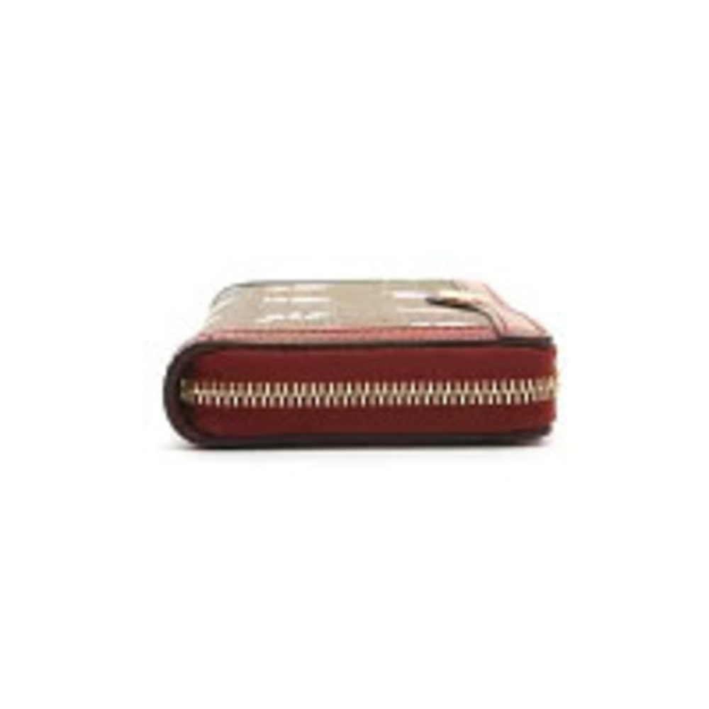 Gucci Doraemon GG Supreme Zippy Long Wallet Brown Red - Picture 3 of 9
